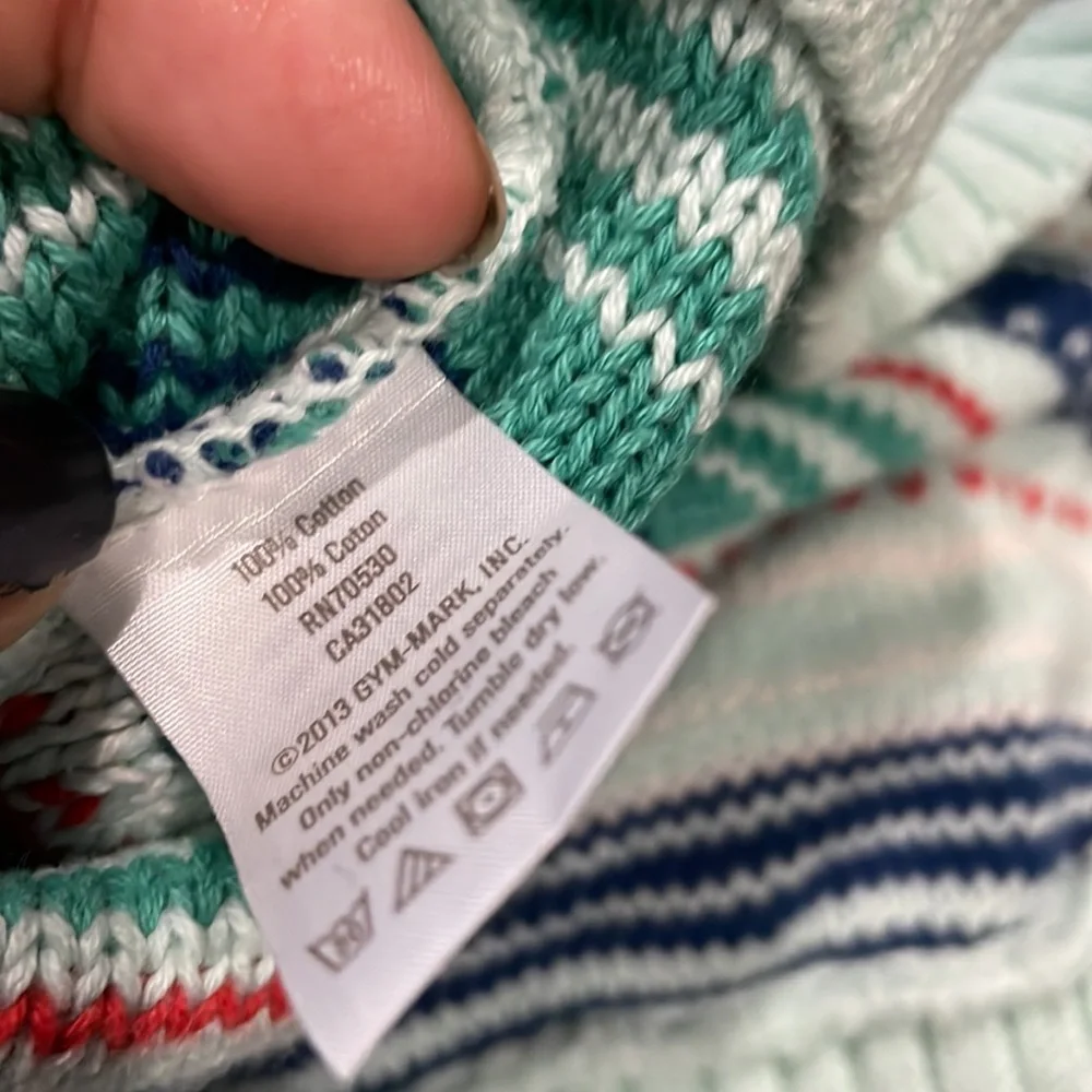 COPY - Calvin Klein Green Zip up Floral Jacket Crazy 8 Turquoise Hooded Poncho